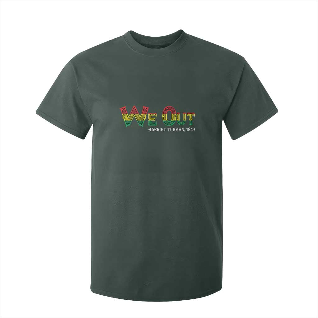 Juneteenth T Shirt For Kid We Out Harriet Tubman Quotes
