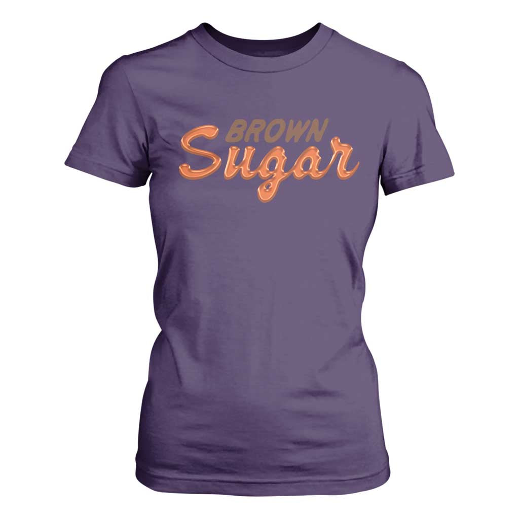 Melanin African Pride T Shirt For Women Brown Sugar