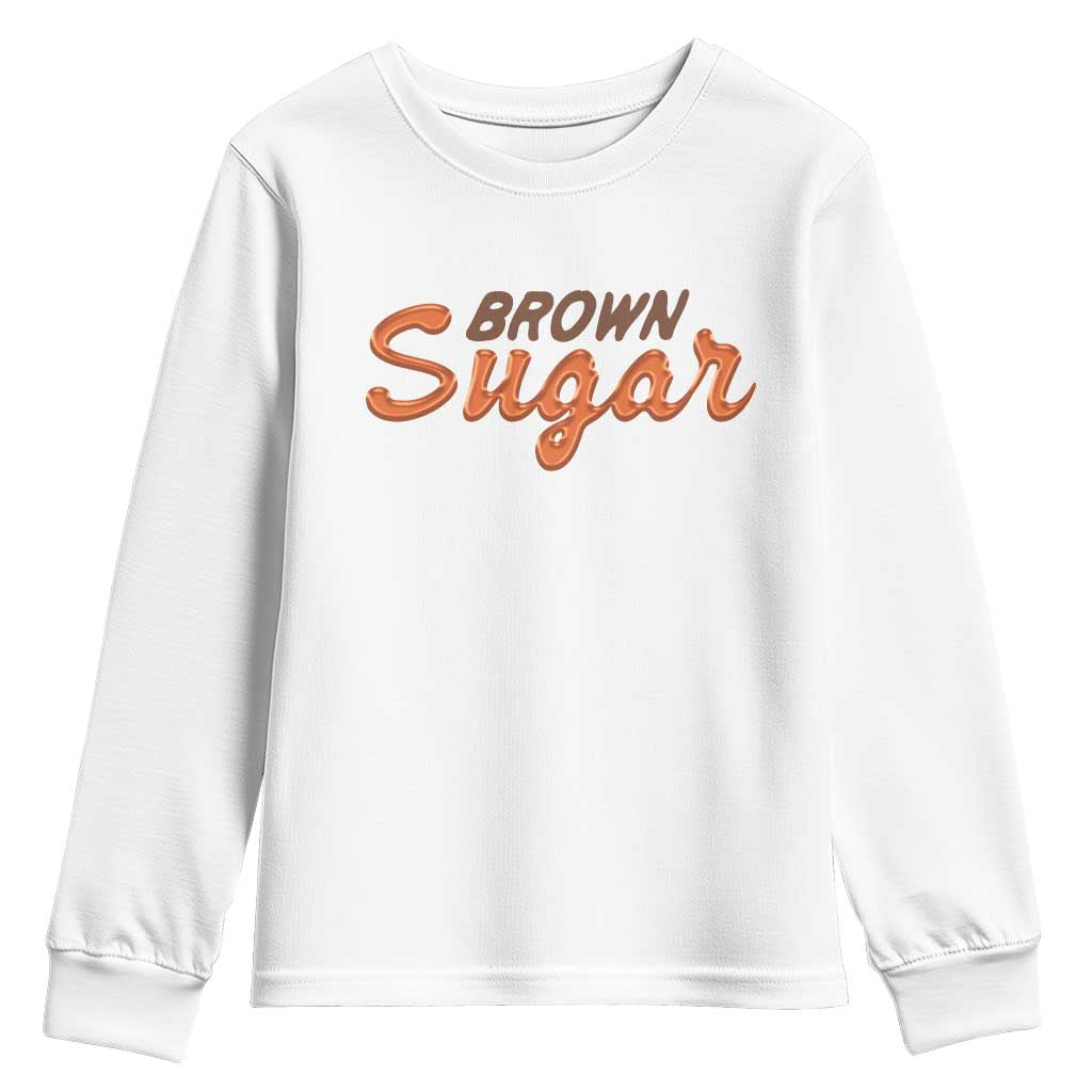 Melanin African Pride Youth Sweatshirt Brown Sugar