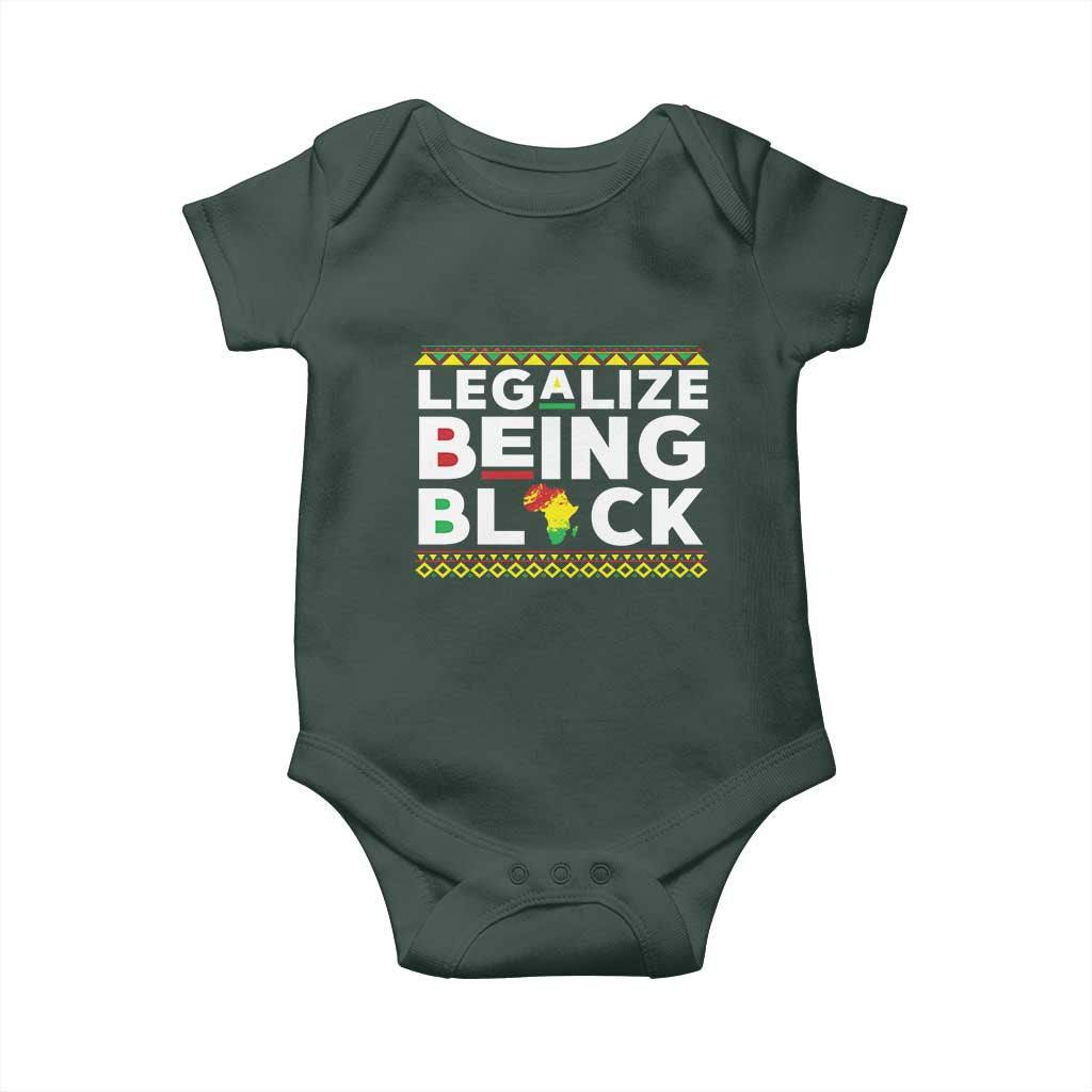 Black Pride Baby Onesie Legalize Being Black History