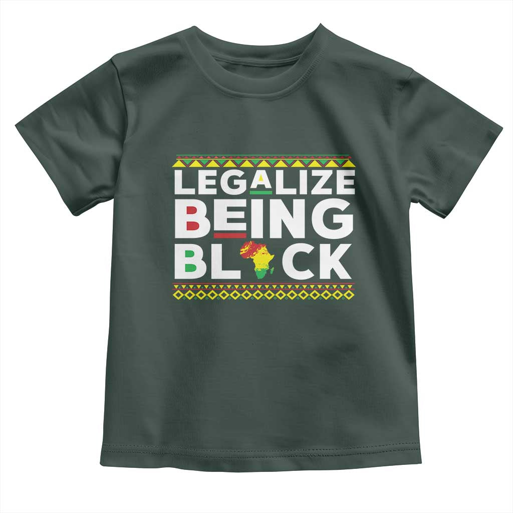 Black Pride Toddler T Shirt Legalize Being Black History