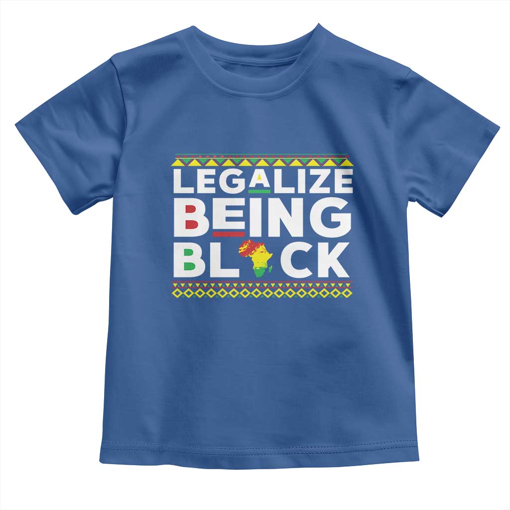 Black Pride Toddler T Shirt Legalize Being Black History