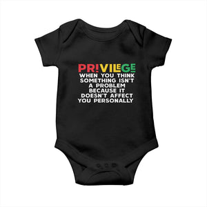 Black History Baby Onesie Privilege Explained BLM