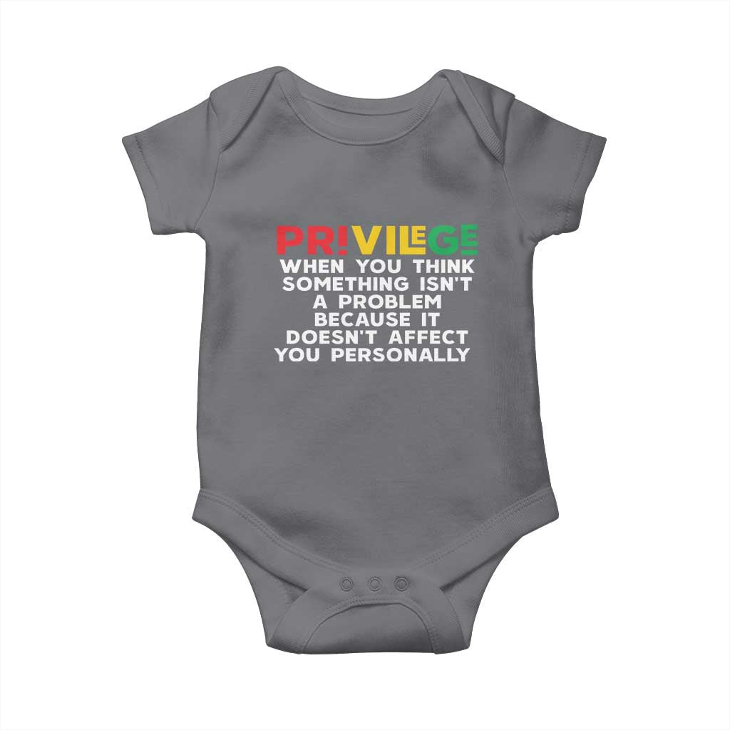 Black History Baby Onesie Privilege Explained BLM