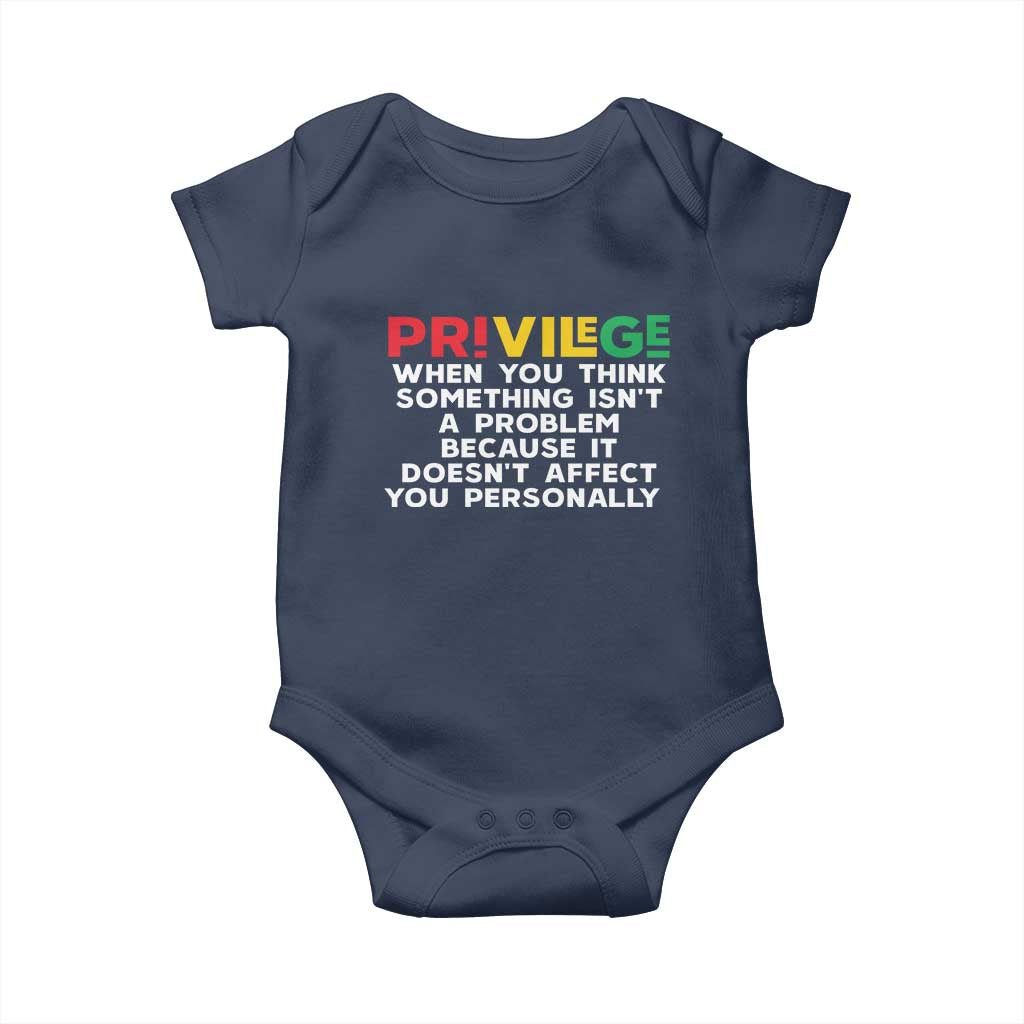 Black History Baby Onesie Privilege Explained BLM