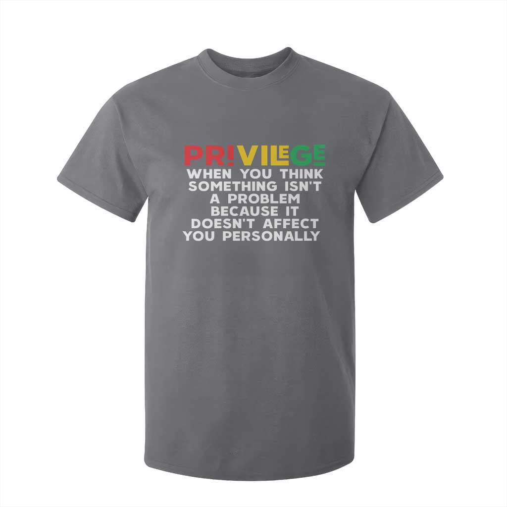 Black History T Shirt For Kid Privilege Explained BLM