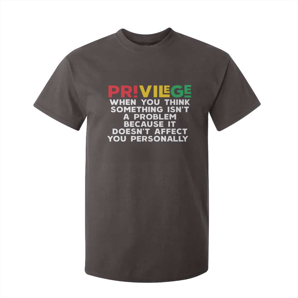 Black History T Shirt For Kid Privilege Explained BLM