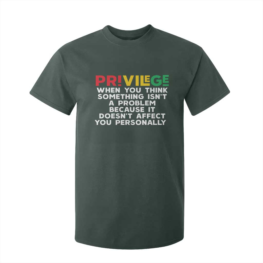 Black History T Shirt For Kid Privilege Explained BLM