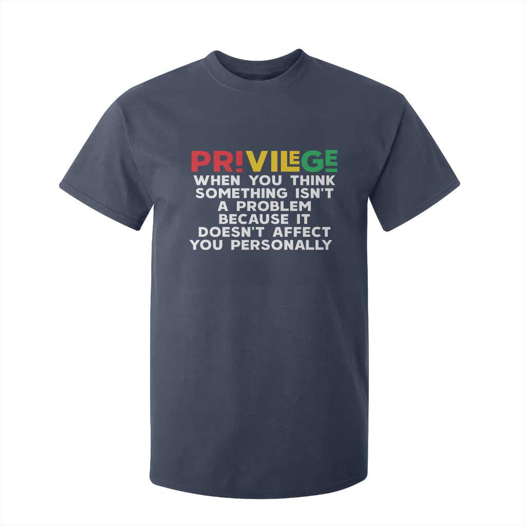 Black History T Shirt For Kid Privilege Explained BLM