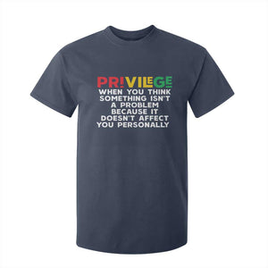 Black History T Shirt For Kid Privilege Explained BLM