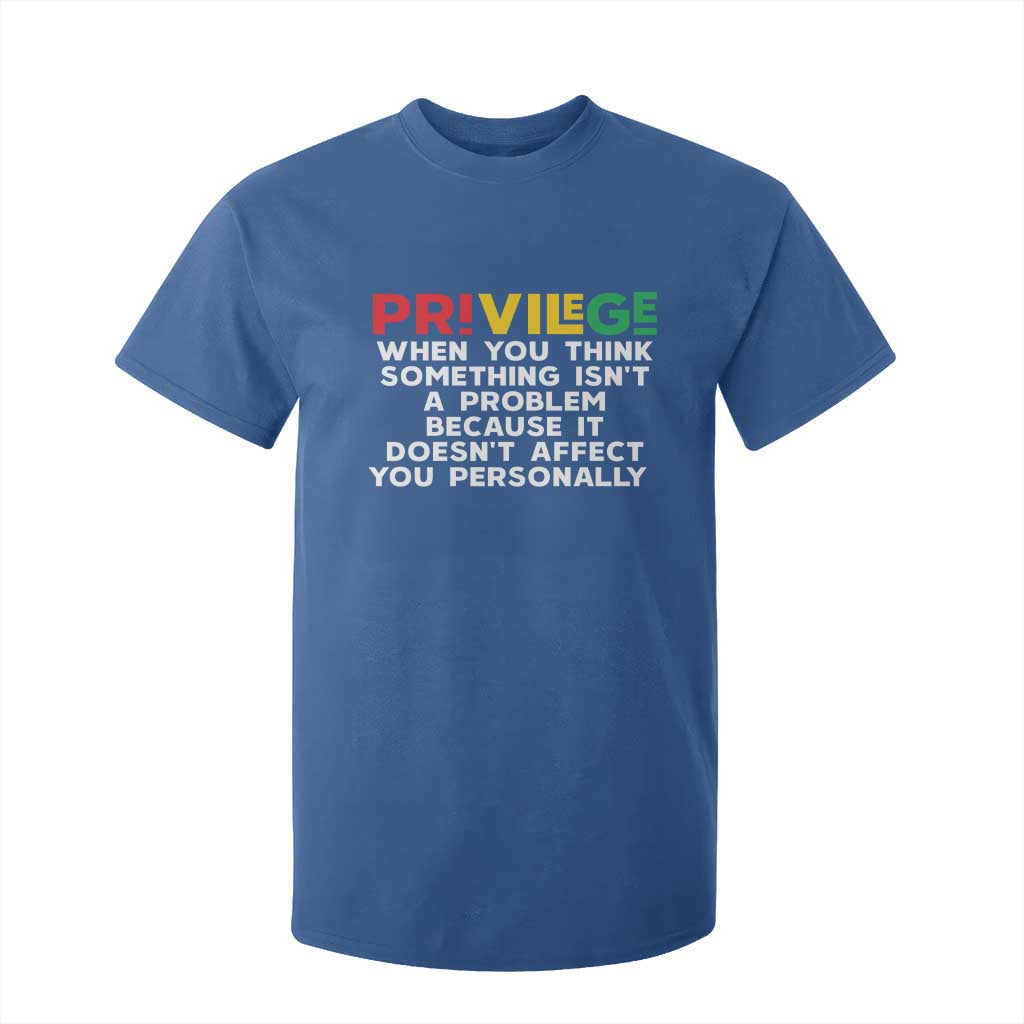 Black History T Shirt For Kid Privilege Explained BLM