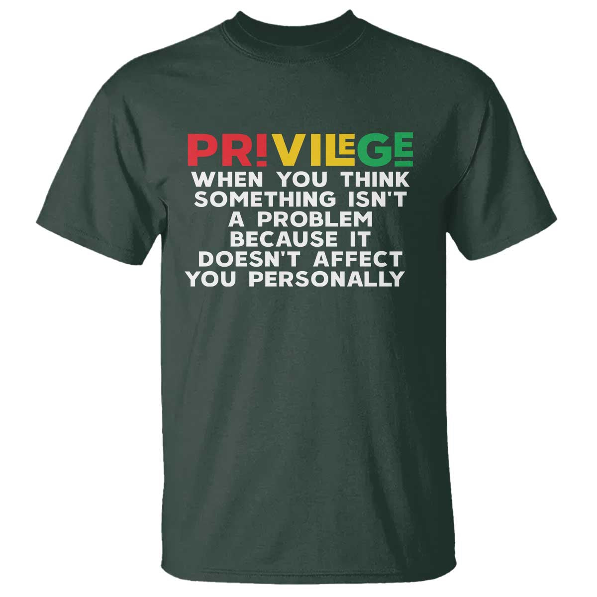 Black History T Shirt Privilege Explained BLM