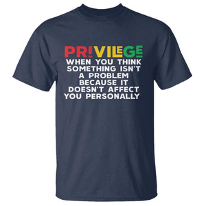 Black History T Shirt Privilege Explained BLM