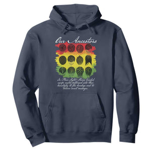 Black History Hoodie Our Ancestors Escape Routes Braids