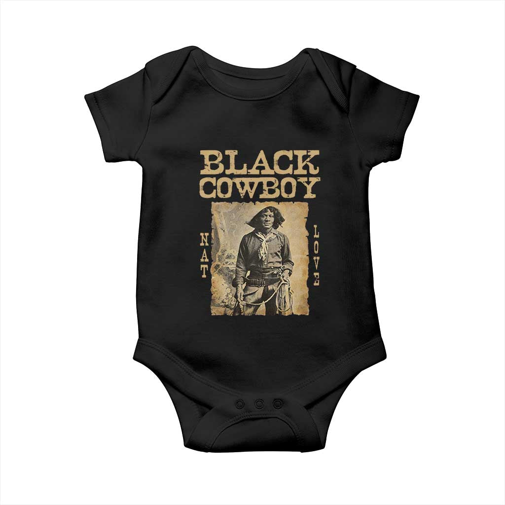 Nat Love Black Cowboy Baby Onesie African American Cowboys Black History