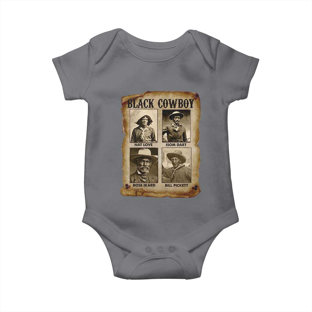 Black Cowboy Baby Onesie African American Legendary Cowboys Black History