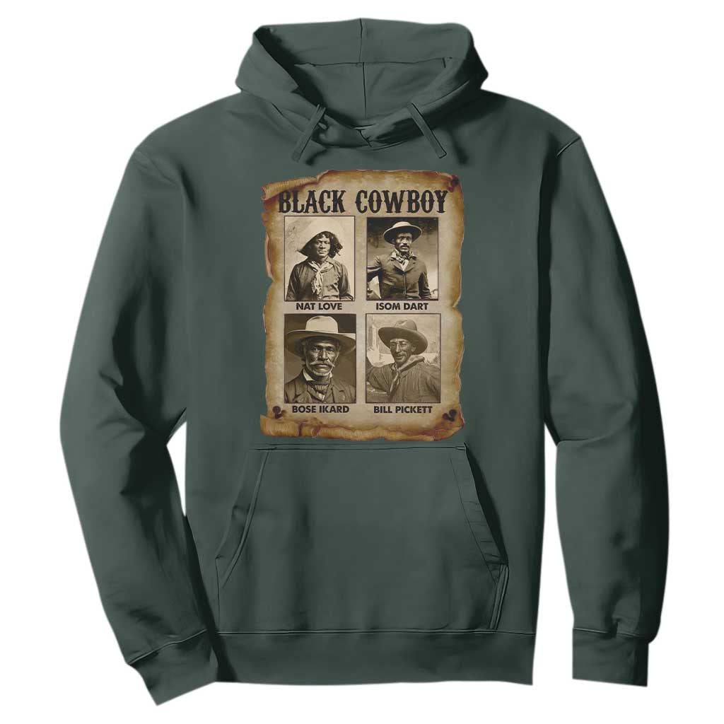 Black Cowboy Hoodie African American Legendary Cowboys Black History