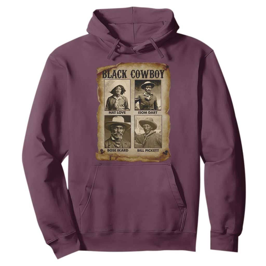Black Cowboy Hoodie African American Legendary Cowboys Black History