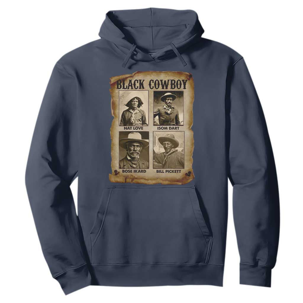Black Cowboy Hoodie African American Legendary Cowboys Black History
