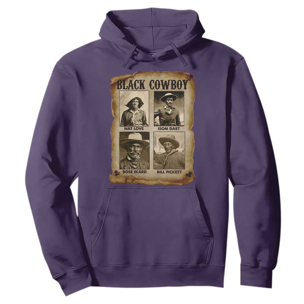 Black Cowboy Hoodie African American Legendary Cowboys Black History