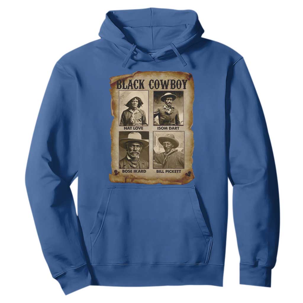 Black Cowboy Hoodie African American Legendary Cowboys Black History