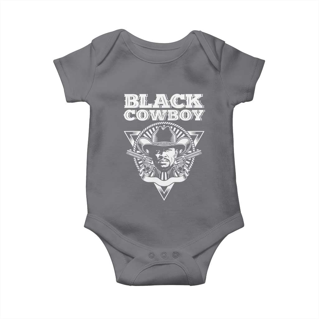 Black History African American Cowboy Baby Onesie