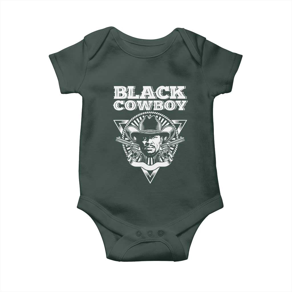 Black History African American Cowboy Baby Onesie