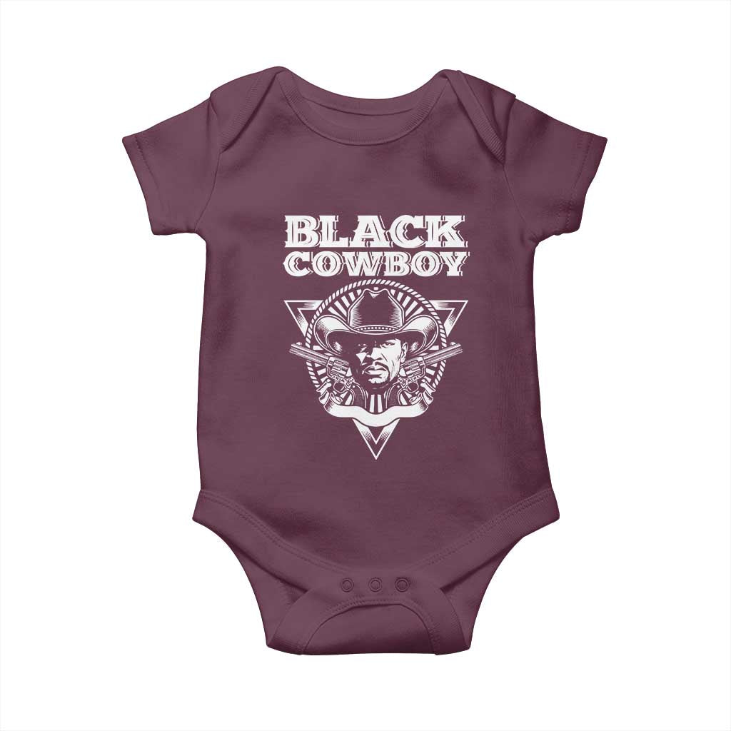 Black History African American Cowboy Baby Onesie