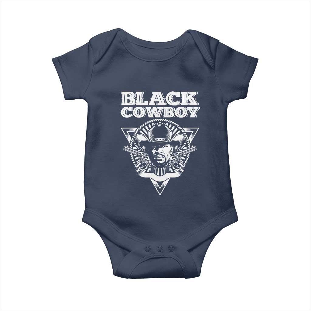 Black History African American Cowboy Baby Onesie