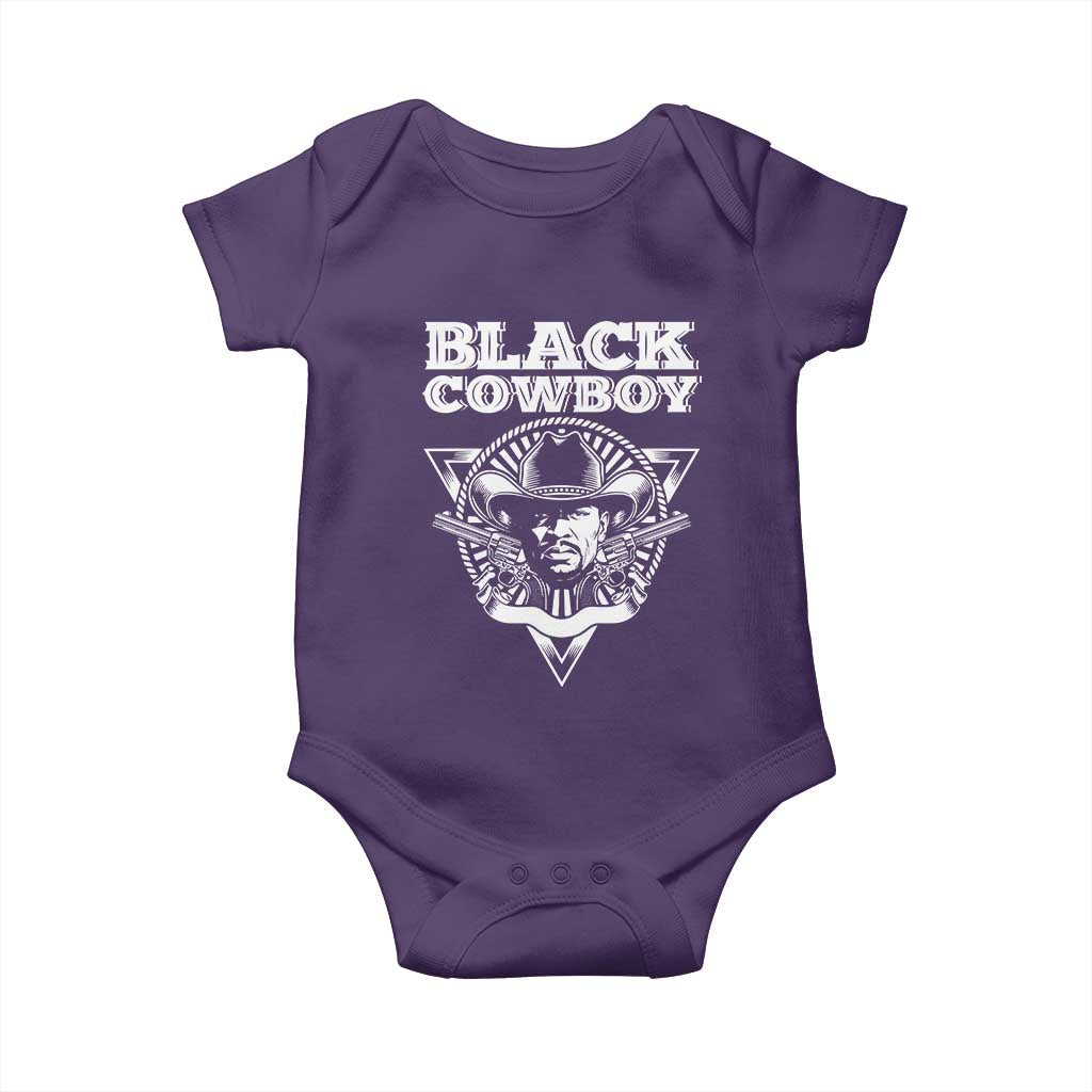 Black History African American Cowboy Baby Onesie