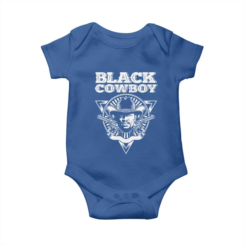 Black History African American Cowboy Baby Onesie