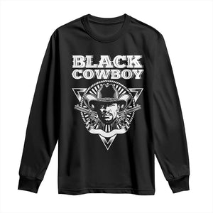 Black History African American Cowboy Long Sleeve Shirt