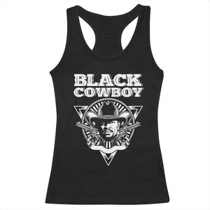 Black History African American Cowboy Racerback Tank Top