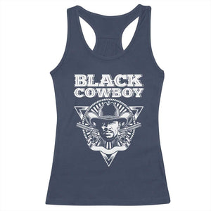 Black History African American Cowboy Racerback Tank Top