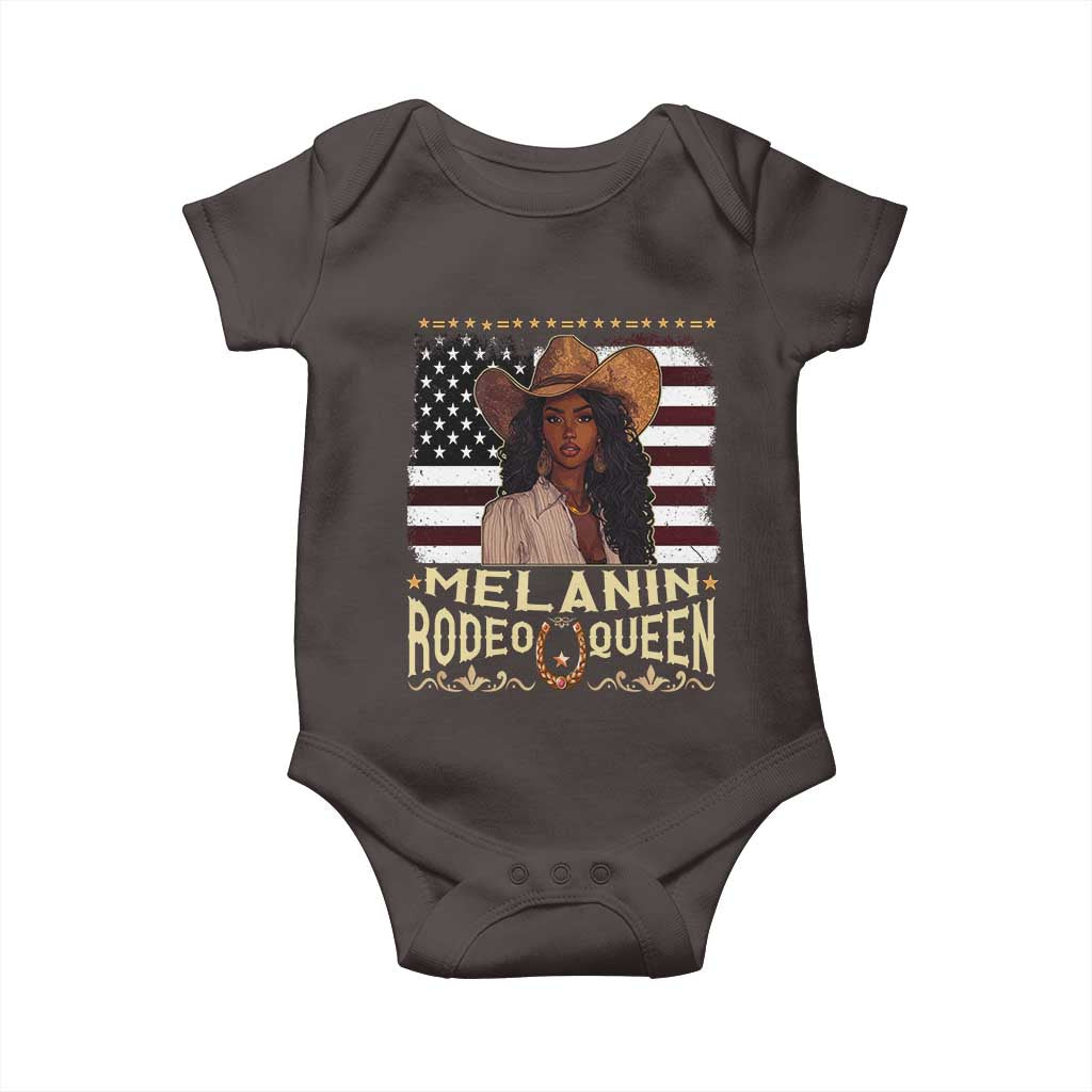 Black Cowgirl Baby Onesie Melanin Rodeo Queen