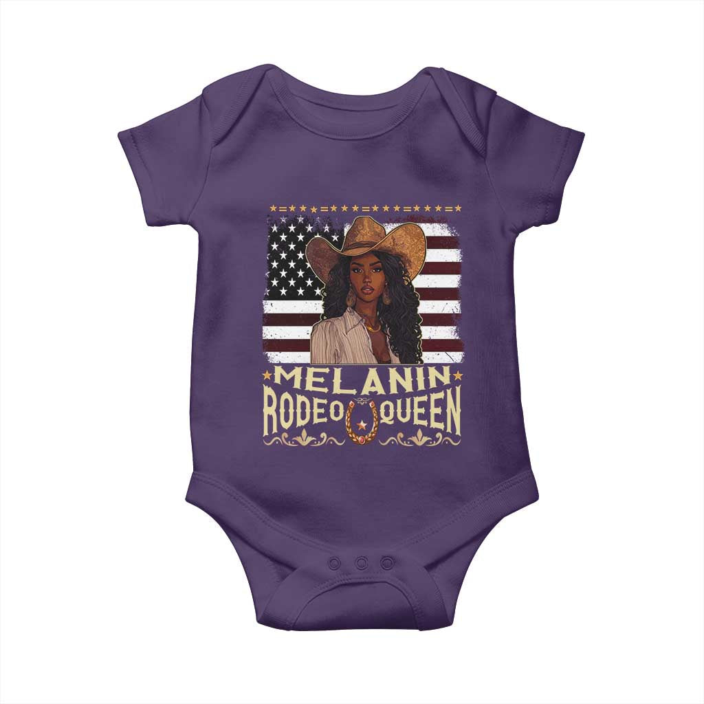 Black Cowgirl Baby Onesie Melanin Rodeo Queen