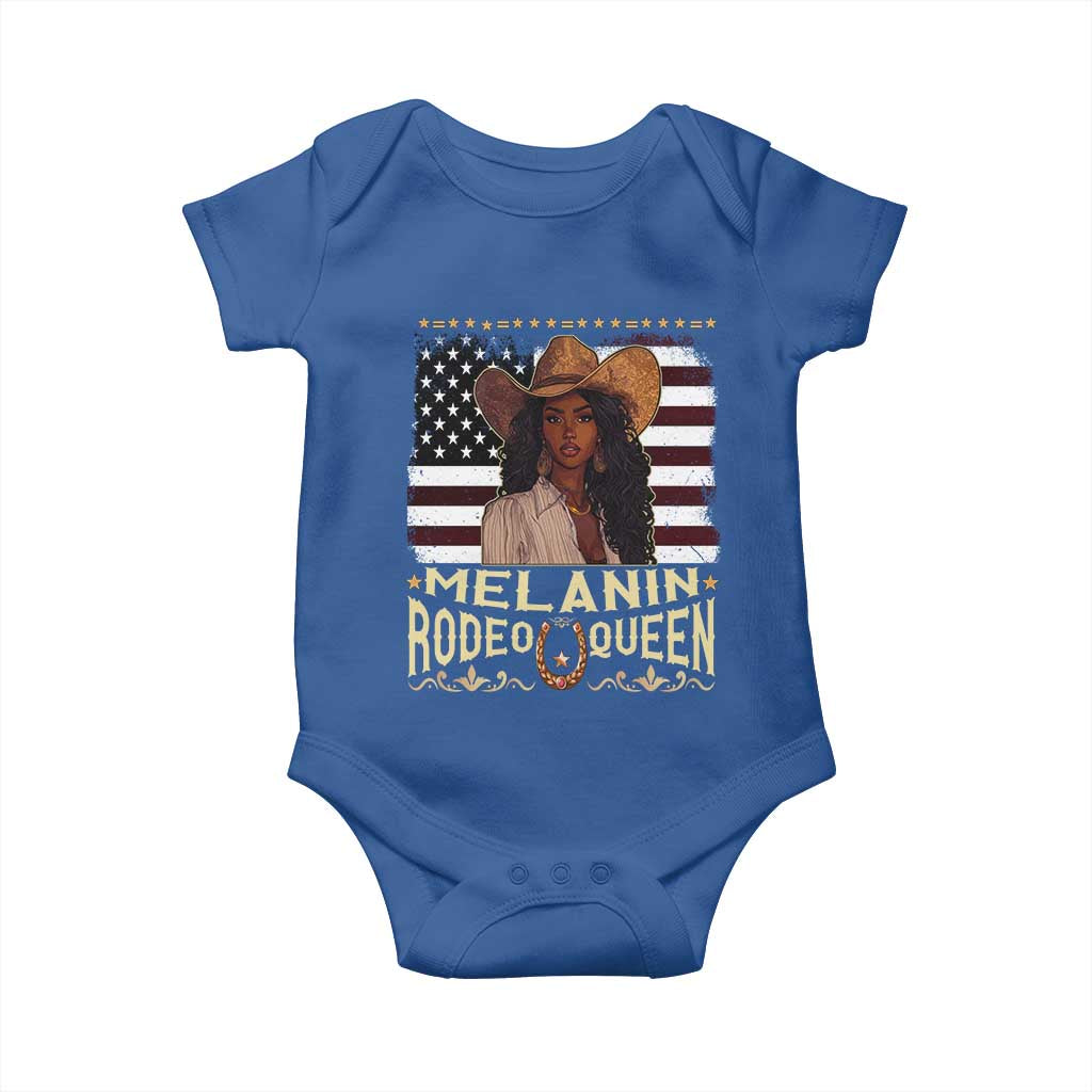 Black Cowgirl Baby Onesie Melanin Rodeo Queen