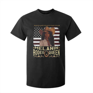 Black Cowgirl T Shirt For Kid Melanin Rodeo Queen