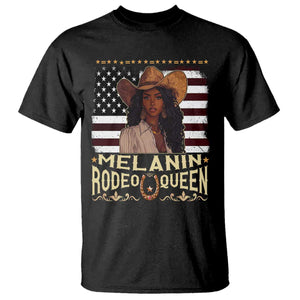 Black Cowgirl T Shirt Melanin Rodeo Queen