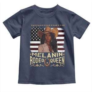 Black Cowgirl Toddler T Shirt Melanin Rodeo Queen