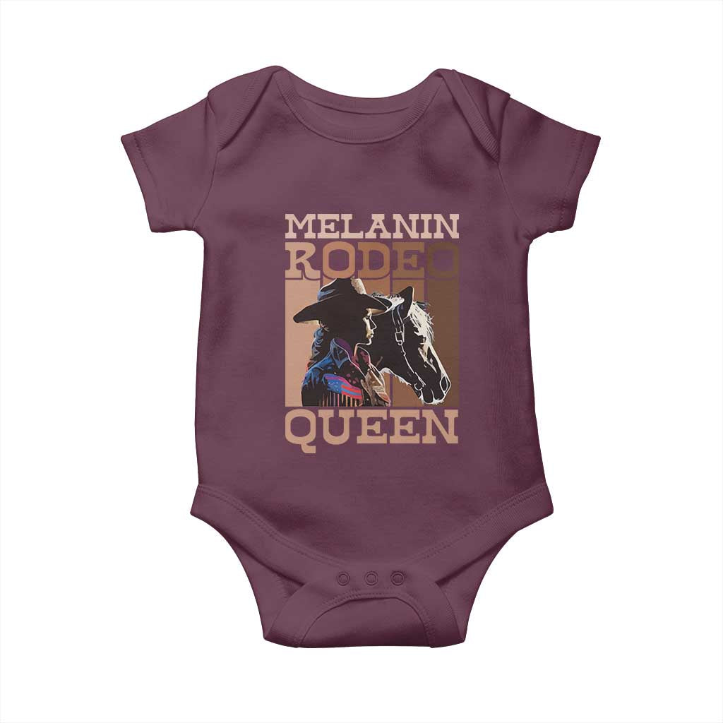 African American Cowgirl Baby Onesie Melanin Rodeo Queen