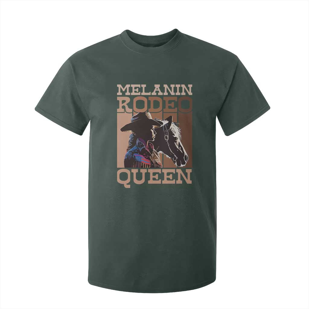 African American Cowgirl T Shirt For Kid Melanin Rodeo Queen