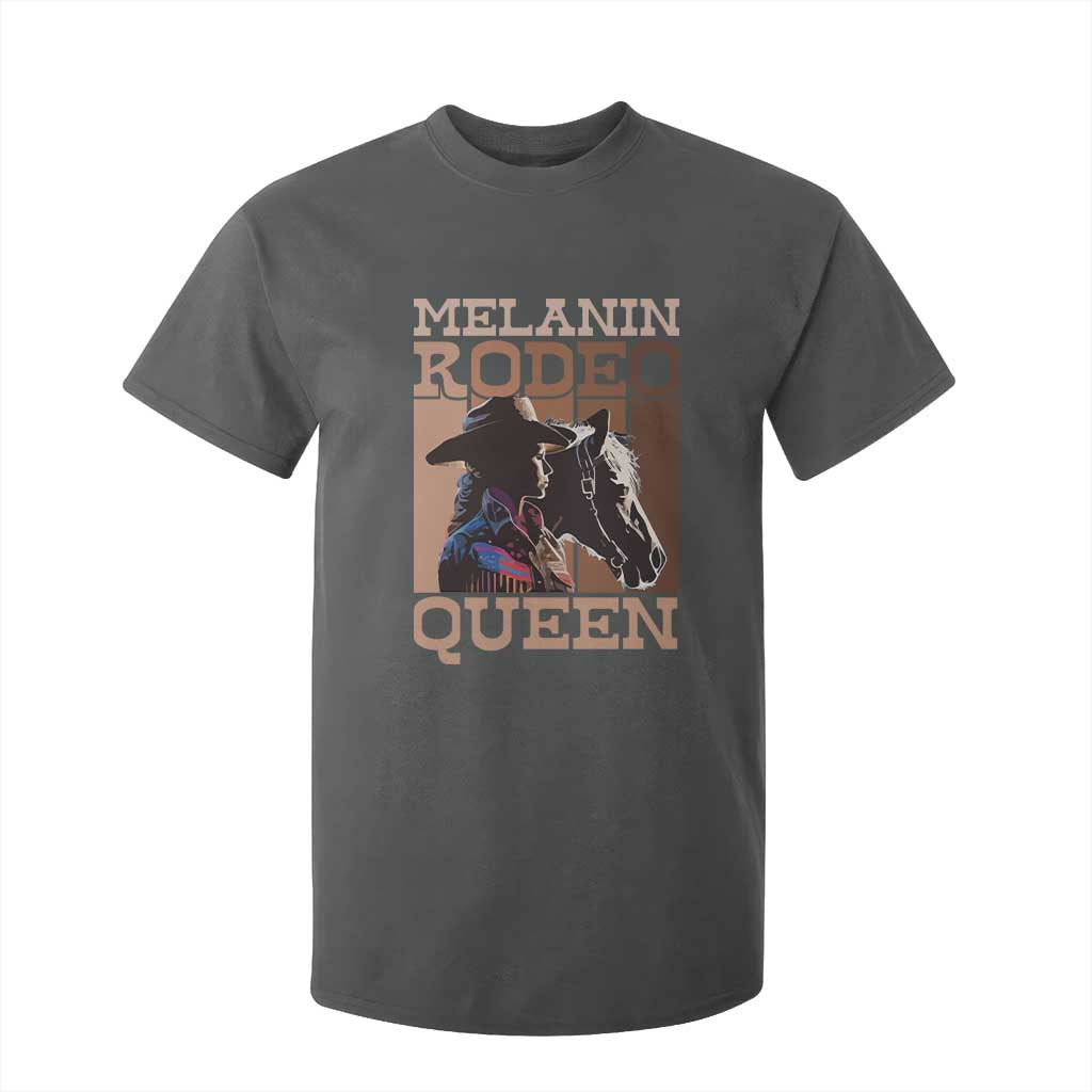 African American Cowgirl T Shirt For Kid Melanin Rodeo Queen
