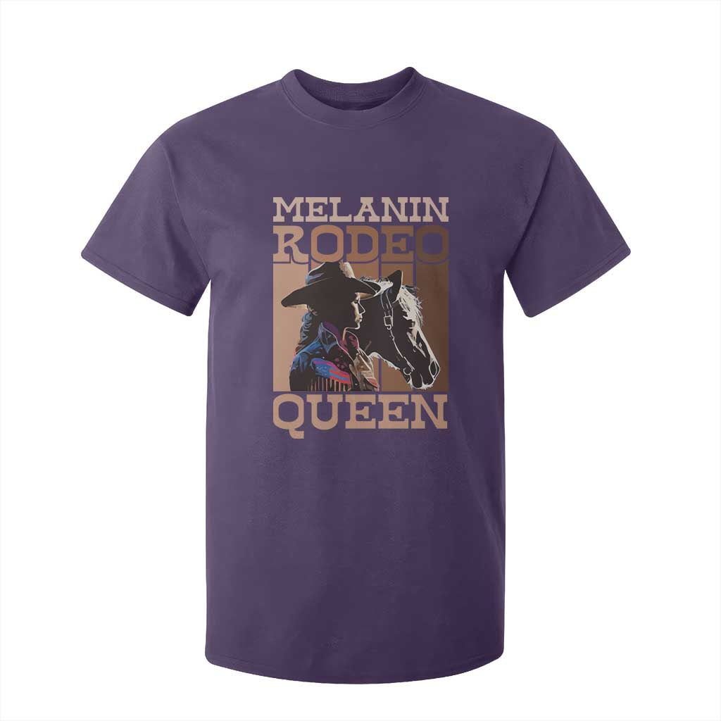 African American Cowgirl T Shirt For Kid Melanin Rodeo Queen