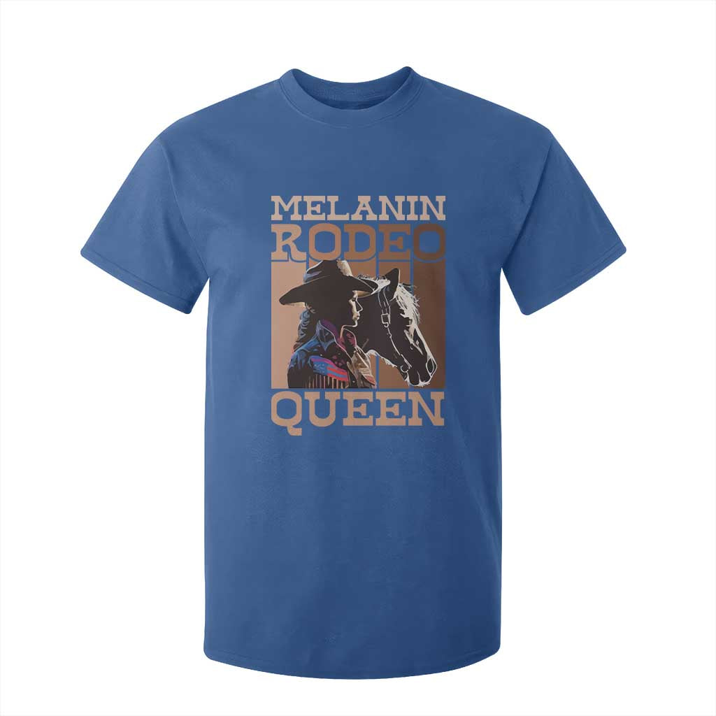 African American Cowgirl T Shirt For Kid Melanin Rodeo Queen