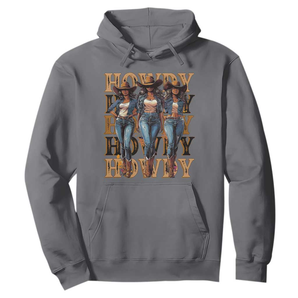 Black Cowgirl Hoodie Howdy Melanin Rodeo Queen