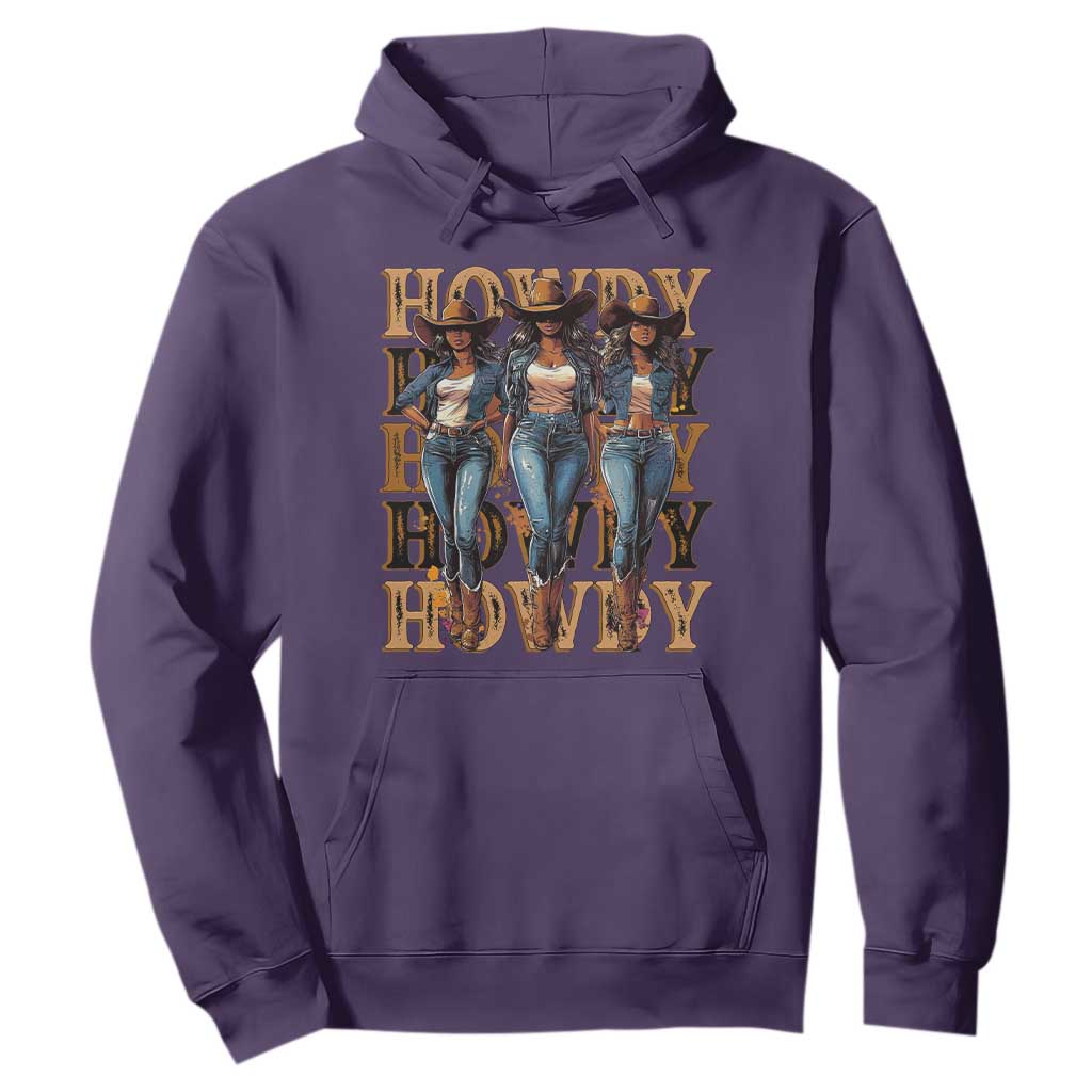 Black Cowgirl Hoodie Howdy Melanin Rodeo Queen