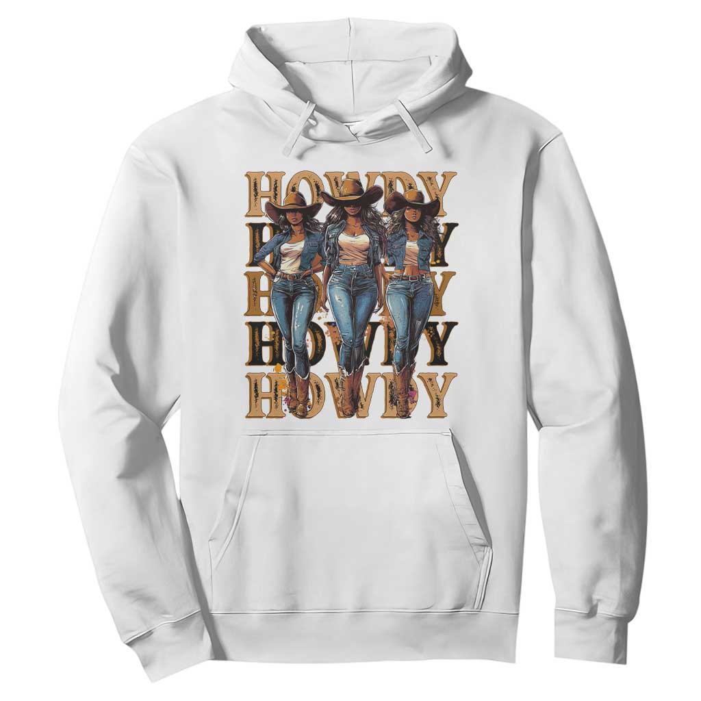 Black Cowgirl Hoodie Howdy Melanin Rodeo Queen