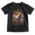Black Cowboy Toddler T Shirt Howdy Partner Black History Month