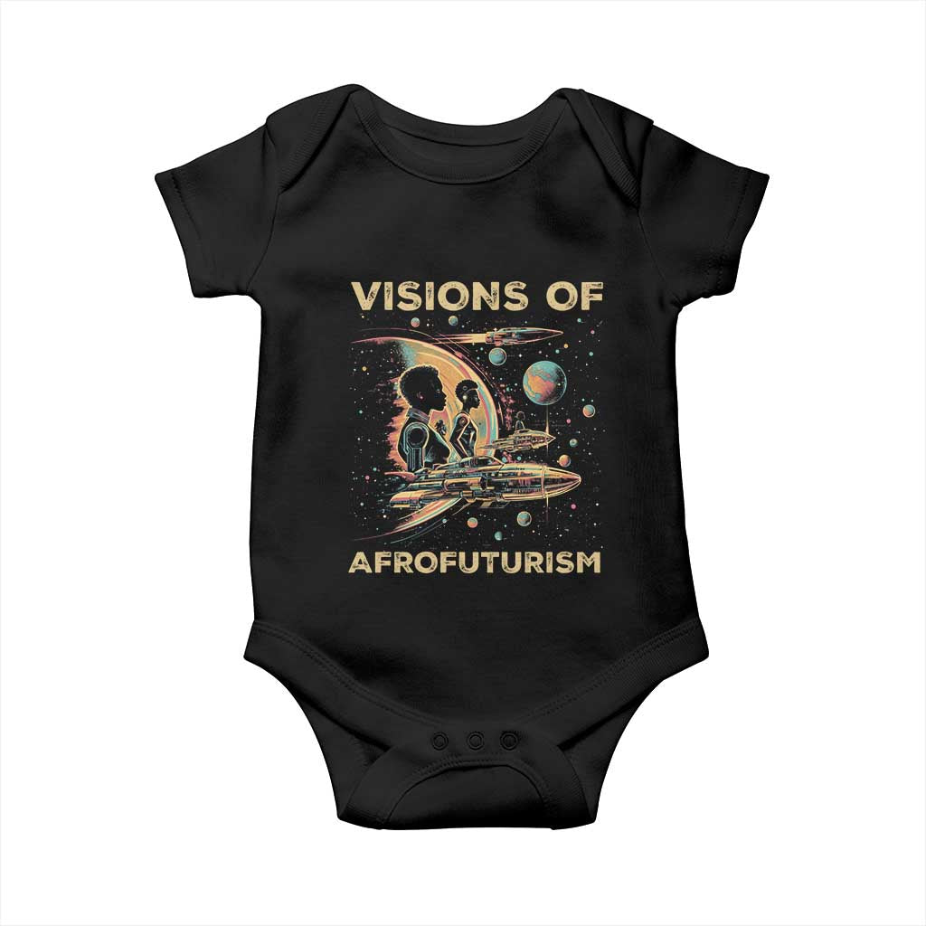 Visions Of Afrofuturism Baby Onesie African American Black History And Future
